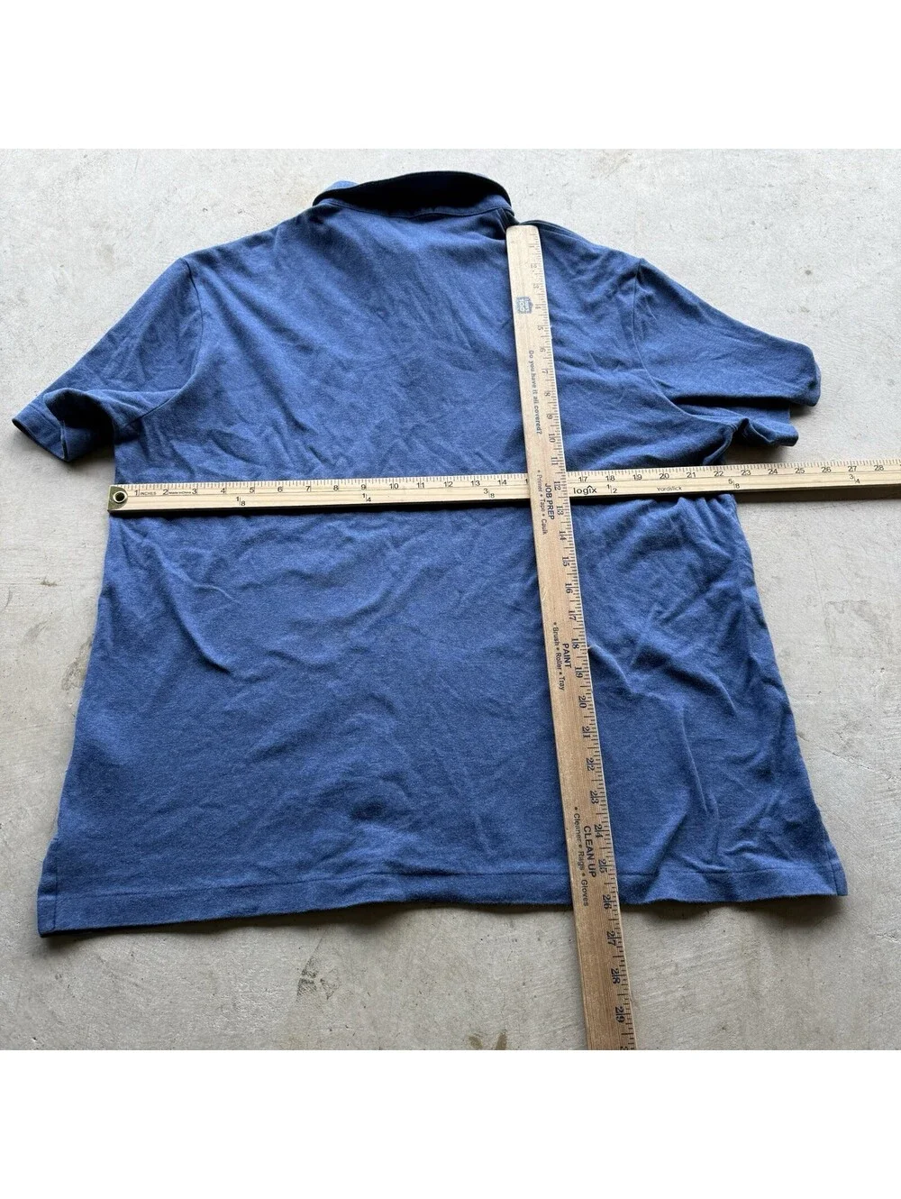 Polo Ralph Lauren Shirt Mens L Classic Fit Short Sleeve Blue Pony